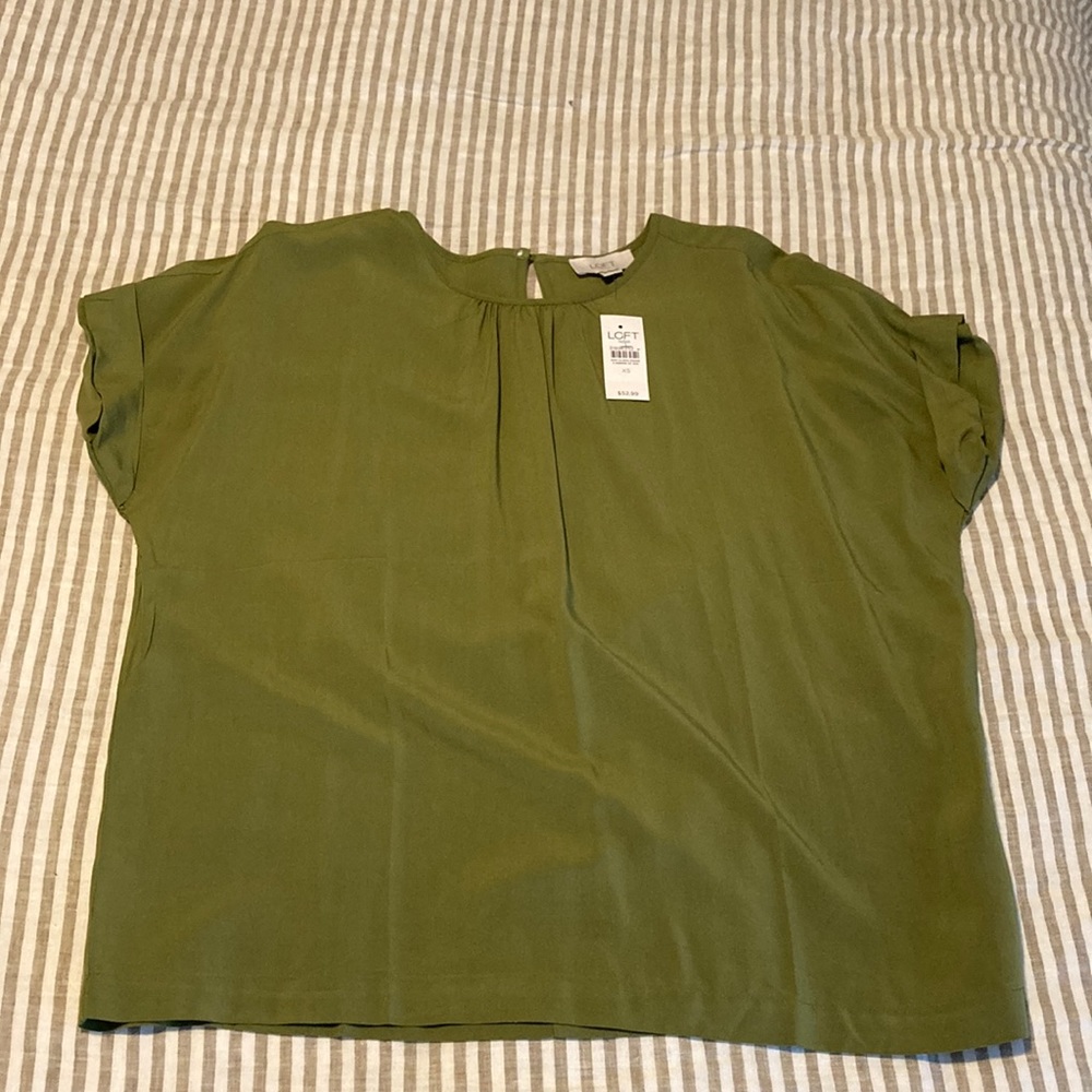 Loft green top
